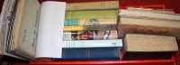 Lot 157 - A box of books to include Bury 1907 Pageant,...