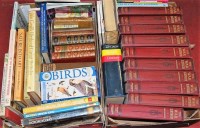 Lot 160 - Two boxes of books to include The War...