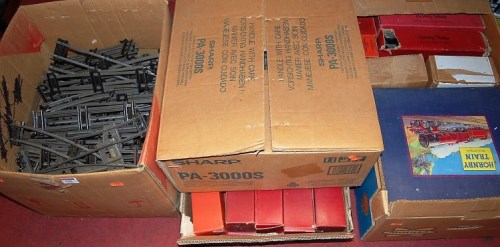 Lot 175 - A collection of Hornby 0 gauge model trains...
