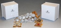 Lot 189 - A boxed Swarovski crystal ornament in the form...