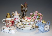 Lot 193 - A Royal Albert Moss Rose floral posy, together...