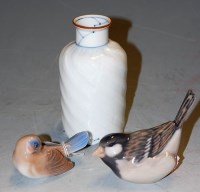Lot 199 - A Bing & Grondahl miniature glazed ceramic...