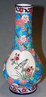 Lot 214 - A circa 1900 Longwy crackle glazed pottery...