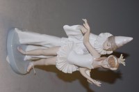 Lot 220 - A Lladro glazed ceramic figure group of...