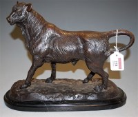 Lot 228 - After Barye - a contemporary bronze model of a...