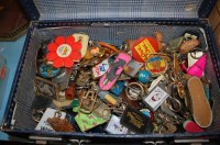 Lot 282 - A case of various collector's keyrings