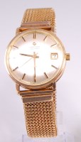 Lot 2223 - A gents Certina 9ct gold blue ribbon automatic...