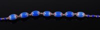 Lot 2253 - A 1950s beaded Venetian glass necklace, having...