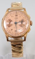 Lot 2299 - A gents Titus Geneve 18ct gold cased...