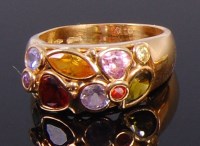 Lot 2325 - A modern 18ct gold multi semi-precious gem set...