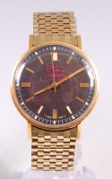 Lot 2224 - A gents Bulova Accutron gilt metal and steel...