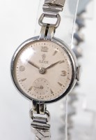Lot 2121 - A vintage ladies Tudor steel cased wristwatch,...