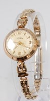 Lot 2219 - A Baume ladies 9ct gold cased wristwatch,...