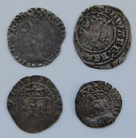 Lot 11 - England, 4 various hammered silver coins, to...