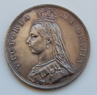 Lot 37 - Great Britain, 1887 half crown, Victoria...