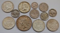 Lot 51 - USA, mixed lot of coins, to include; 1922...