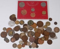 Lot 95 - Mixed lot of British and world silver and...