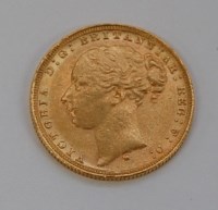Lot 109 - Great Britain, 1880 gold full sovereign,...