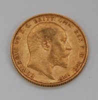 Lot 117 - Great Britain, 1906 gold full sovereign,...