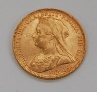 Lot 124 - Great Britain, 1897 gold full sovereign,...