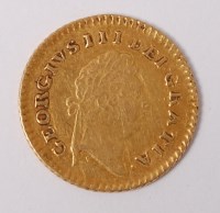 Lot 130 - Great Britain, 1800 gold third guinea, George...
