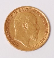 Lot 133 - Great Britain, 1905 gold half sovereign,...