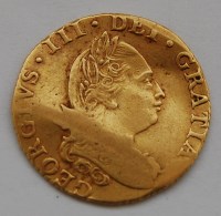 Lot 145 - Great Britain, 1785 gold half guinea, George...