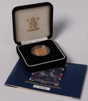 Lot 157 - Great Britain, cased 2004 gold proof sovereign,...