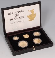 Lot 161 - Great Britain, cased Royal Mint 1992 Britannia...