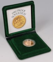 Lot 164 - Great Britain, cased 1980 gold full sovereign,...