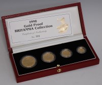 Lot 180 - Great Britain, cased 1998 gold proof Britannia...