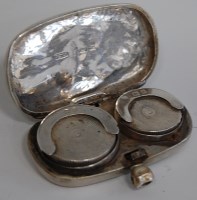 Lot 59 - An Edwardian silver double sovereign case,...