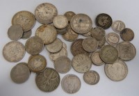 Lot 85 - Mixed lot of mainly silver foreign coins, to...