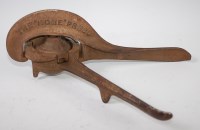 Lot 590 - The "Home" Press, Ross's Patent cast iron golf...