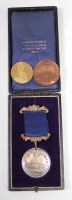 Lot 470 - A Hull Education Committee silver medal for...