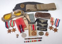 Lot 513 - A collection of WW II and later medals and...