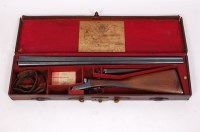 Lot 594 - Cogswell & Harrison, a 12 bore boxlock ejector...