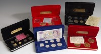 Lot 285 - Great Britain, five various cased Pobjoy mint...