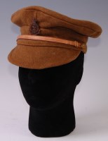 Lot 324 - A British Army trench cap with Royal Bucks...