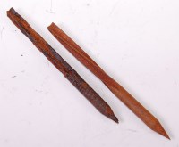 Lot 326 - A pair of WW I flechette darts, possibly made...