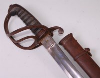 Lot 315 - An 1897 pattern Artillery Officers sword, the...