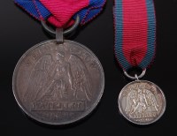 Lot 436 - A Waterloo Medal, 1815, naming *PETER FOGG....
