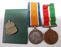 Lot 491 - A WW I British War and Mercantile Marine War...