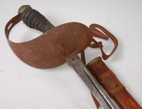 Lot 495 - A British 1912 pattern Cavalry sword, the 89cm...