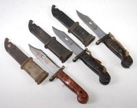 Lot 530 - A Russian AK-47 bayonet, having a 14.5cm blade...