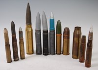 Lot 548 - A collection of inert ammunition to include...