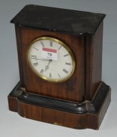 Lot 70 - *A late 19th century walnut and ebonised cased...