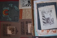 Lot 76 - *A collection of assorted folios and ephemera...