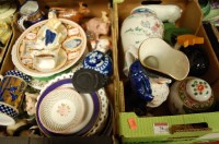 Lot 78 - Two boxes of miscellaneous china to include...