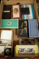 Lot 89 - *A box of 19th century and later glass...